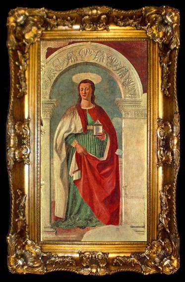 framed  Piero della Francesca Saint Mary Magdalen, ta009-2